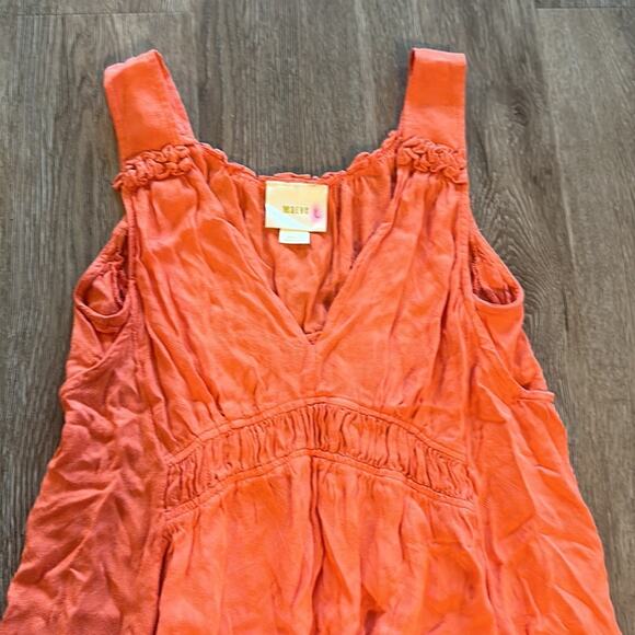 Anthropologie Maeve Bretta Tank Top Orange Size Small - Picture 3 of 5